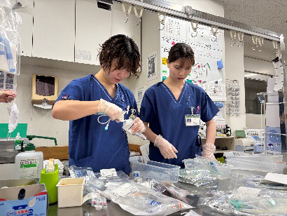 患者ラウンドの様子